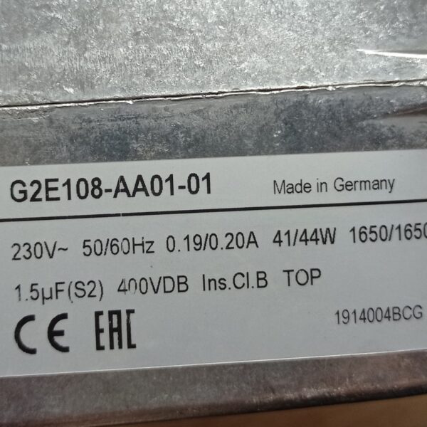Вентилятор Ebmpapst G2E108-AA01-01